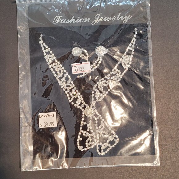 Ladies Sexy Rhinestone Jewelry Necklace LC0723 - Picture 2 of 2